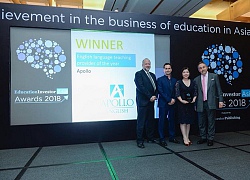 Apollo English thắng giải EducationInvestor Asia Awards hạng mục Hệ thống đào tạo Anh ngữ của năm