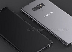 Cảm biến vân tay Galaxy Note9 nằm phía dưới cụm camera