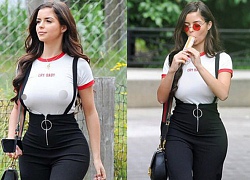 Demi Rose hớ hênh nhũ hoa vì thiếu nội y trong lúc khoe dáng gợi cảm tại vườn thú