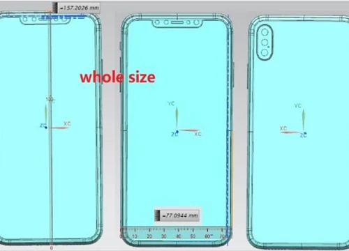 HOT: iPhone Xs Plus màn hình 6,5 inch xuất hiện với 3 camera