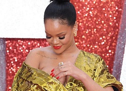 Rihanna mặc đồ trễ nải suýt lộ cả vòng 1 trên thảm đỏ "Ocean's 8"