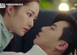 "Thư Ký Kim": Trẹo cả chân vì ghen, Park Seo Joon kéo Park Min Young ngã suýt chạm môi rồi!