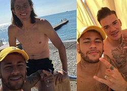 Neymar khoe ngực trần trên bãi biển Sochi trước thềm World Cup