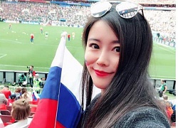 Những fan nữ đẹp hút hồn tại lễ khai mạc World Cup 2018