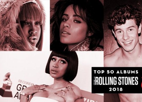 Rolling Stones công bố 50 album hay nhất nửa đầu 2018: Shawn Mendes không hiểu sao vẫn lọt vào!