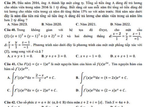 5 lưu ý 'VÀNG' giúp chinh phục đề thi môn Toán THPT Quốc gia 2018