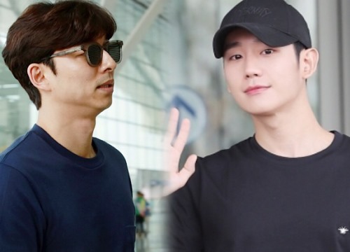 Chú 'yêu tinh' 40 tuổi Gong Yoo chuẩn men 'ăn đứt' Jung Hae In tại sân bay