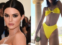 Kendall Jenner mặc bikini khoét hông cao khoe da thịt đầy táo bạo