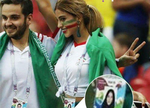 Nữ du khách Iran 'gây bão' khi lộ ảnh xinh đẹp tại World Cup