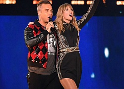 Robbie Williams bất ngờ song ca cùng Taylor Swift sau scandal giơ ngón giữa ở World Cup