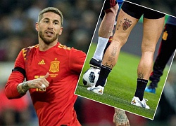 Sergio Ramos khoe hình xăm, quyết vô địch World Cup