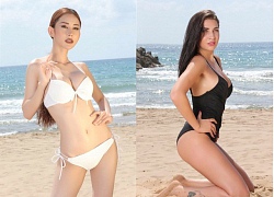 Chi Nguyễn khoe đường cong nóng bỏng với dàn thí sinh Miss Asia World 2018