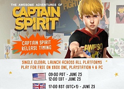 Chỉ vài tiếng nữa, bom tấn siêu anh hùng Captain Spirit sẽ chính thức mở cửa miễn phí