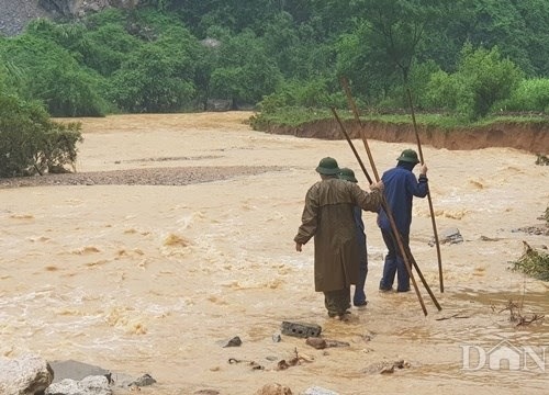 Quảng Ninh: Hàng trăm người nỗ lực tìm kiếm chiến sĩ bị lũ cuốn