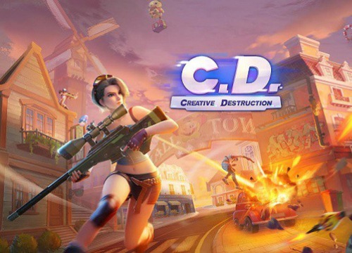 Thử chơi Creative Destruction - Game sinh tồn độc đáo "nhái" cực giống Fortnite trên Android