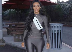 Kim Kardashian lăng xê mốt quần đạp xe kỳ lạ