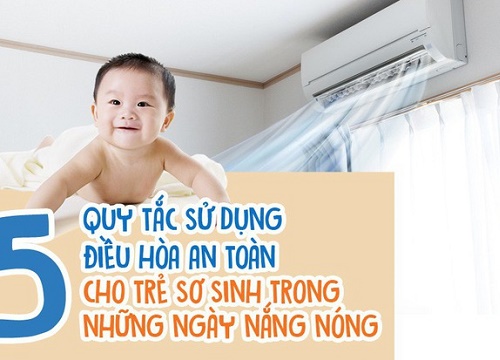 Mẹ phải biết: 5 quy tắc dùng điều hòa để trẻ không bị ốm trong những ngày nắng nóng