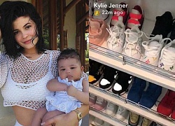 Mới 5 tháng tuổi, công chúa nhỏ của Kylie Jenner đã có BST giày hiệu trị giá hơn nửa tỷ