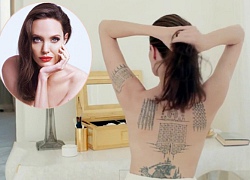 Angelina Jolie khoe lưng trần trong quảng cáo nước hoa