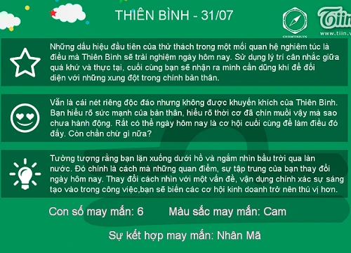 Thứ Ba của bạn (31/07): Thời điểm thích hợp để Song Tử phá vỡ những giới hạn đang bó buộc mình