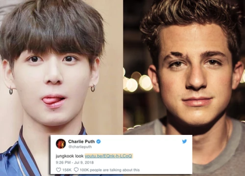 Thể hiện tình bạn bất ngờ với em út BTS, Charlie Puth lại nhận "gạch đá" vì bị cho là la liếm kiếm fame