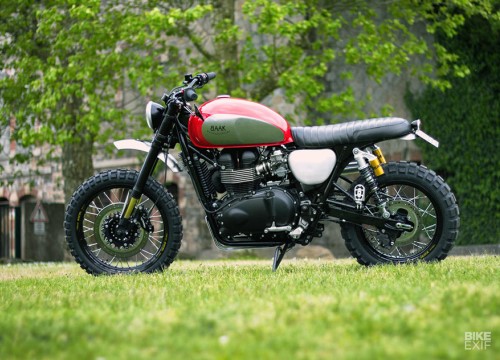 Chi tiết xế độ Triumph Scrambler từ Pháp