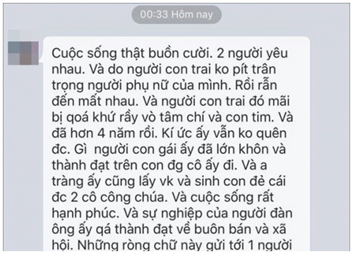 Phì cười với tin nhắn "thổ lộ" sai chính tả be bét của người yêu cũ đã lấy vợ