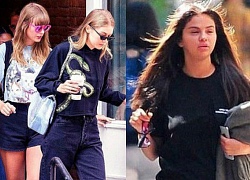 Taylor Swift hẹn hò đi chơi cùng Gigi Hadid trong lúc bạn thân Selena lộ mắt sưng húp