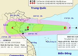 Bão số 3 di chuyển rất nhanh, hướng vào Hải Phòng - Hà Tĩnh