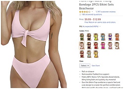 Bộ bikini chỉ 300k mà béo gầy mặc đều đẹp này đang gây sốt trên Amazon, chị em thi nhau khoe ảnh người thật việc thật vì quá hài lòng