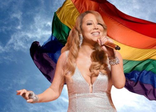 Cặp đôi đồng tính nam vỡ oà trong hạnh phúc trên sân khấu của diva Mariah Carey