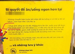 Bảng nội quy đang nổi nhất MXH lúc này: "Đi ăn cỗ về mất chỗ", ở trên khuyên chụp ảnh vừa đủ ở dưới lại cấm chụp ảnh...