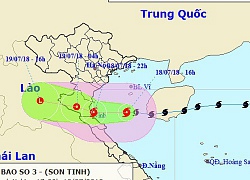 Bão số 3 đang tiến vào đất liền Thanh Hóa - Quảng Bình