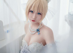 Cùng ngắm cosplay nàng Saber tuyệt đẹp với trang phục Váy Cưới