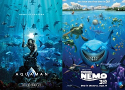 Poster chính thức 'Aquaman' bị fan chế giễu vì giống 'Finding Nemo'