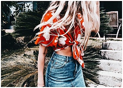 Crop top thắt nơ vũ khí quyến rũ của những cô nàng ngực phẳng