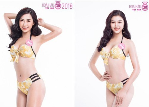 Ngay trước đêm Chung khảo phía Bắc, thí sinh Hoa hậu Việt Nam 2018 diện bikini khoe vóc dáng nóng bỏng