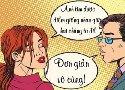 Điểm giống nhau giữa đàn ông và phụ nữ