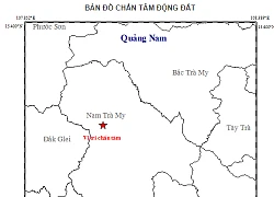 Lại xảy ra động đất ở huyện Nam Trà My, Quảng Nam