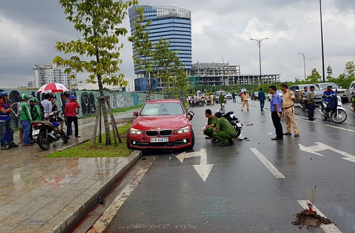 Một phụ nữ tử vong sau cú va chạm với ô tô BMW