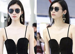 Ngực lép kẹp phẳng lì, Ming Xi vẫn siêu tự tin với áo hai dây kiểu cách