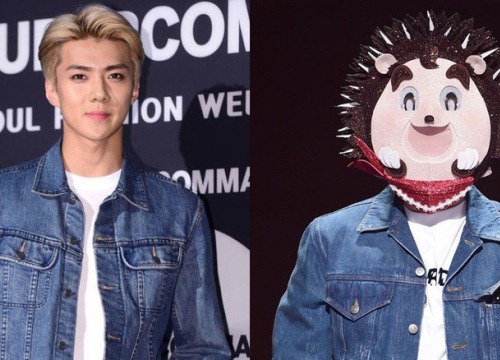 "Người tình tin đồn" của SeHun (EXO) bị netizen "phát giác" trên show hát giấu mặt