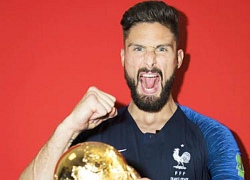 Pháp vô địch, Giroud từ 'đầu vàng' thành đầu trọc