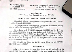 Thanh Hóa: Đề xuất hủy quyết định bổ nhiệm sai quy định nhiều trường hợp