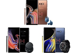 Galaxy Note 9 hút khách bằng phụ kiện Gear S3 đi kèm