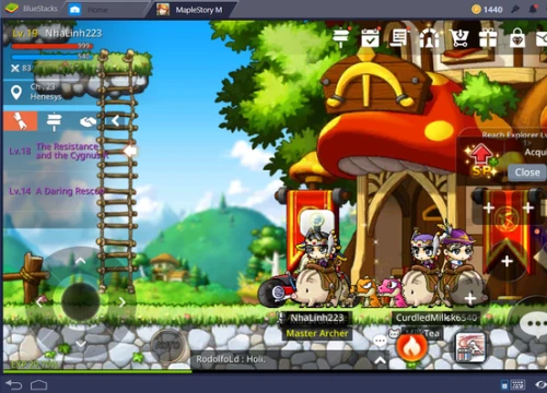 Trải nghiệm MapleStory M ngày đầu mở cửa: chơi "nuột" cả trên mobile lẫn giả lập