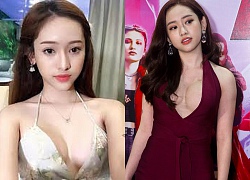 Hot girl tai tiếng Thúy Vy khoe vòng 1 đầy đặn mới phẫu thuật khi đi sự kiện