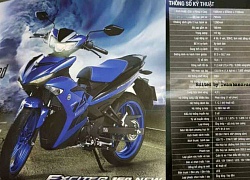 Lộ thông số 2019 Yamaha Exciter, tim cũ kéo thân to?