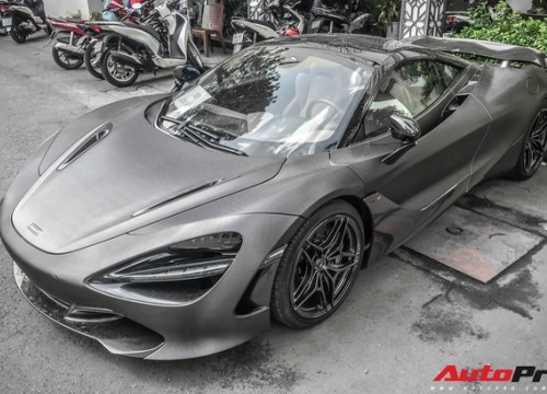 McLaren 720S màu xám lạ lẫm xuất hiện tại Sài Gòn