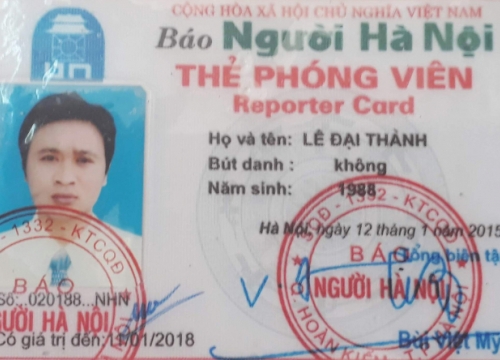 Người xưng phóng viên hành hung cán bộ trình "thẻ phóng viên" hết hạn